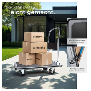 Plattformwagen schwarz 300 kg
