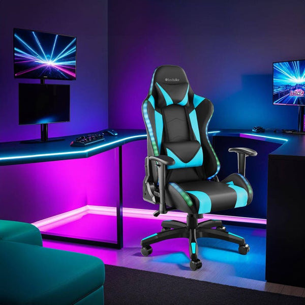 Tartaros gaming chair black/azure 