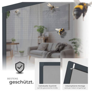 Fliegengitter mit Aluminiumrahmen