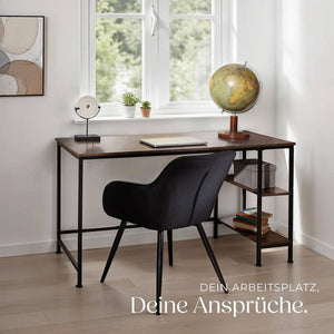 Schreibtisch Donegal - Industrial dunkelbraun