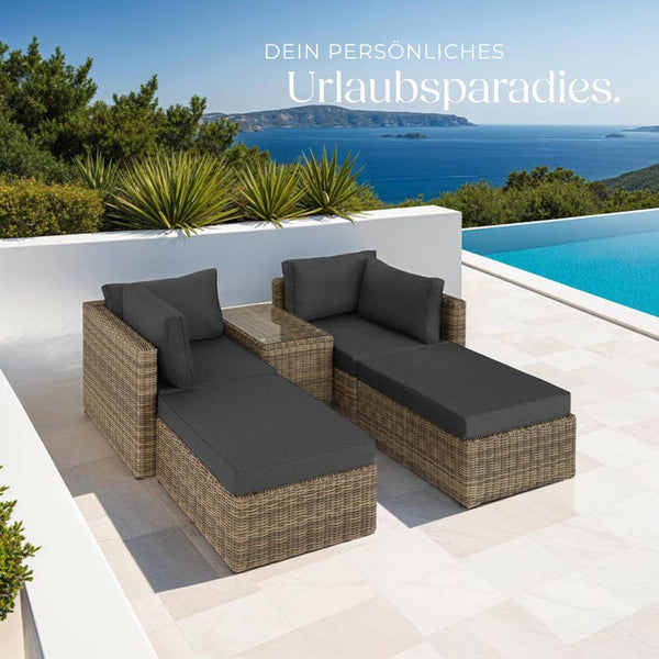Rattan Lounge San Domino natur