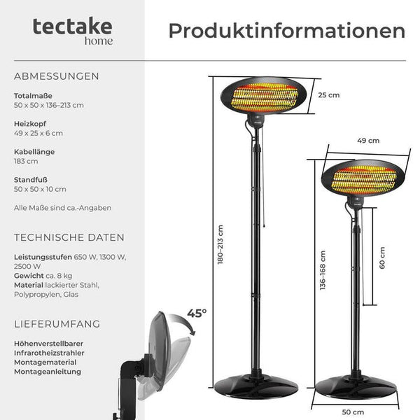 Infrarotheizstrahler Solaris Monolith