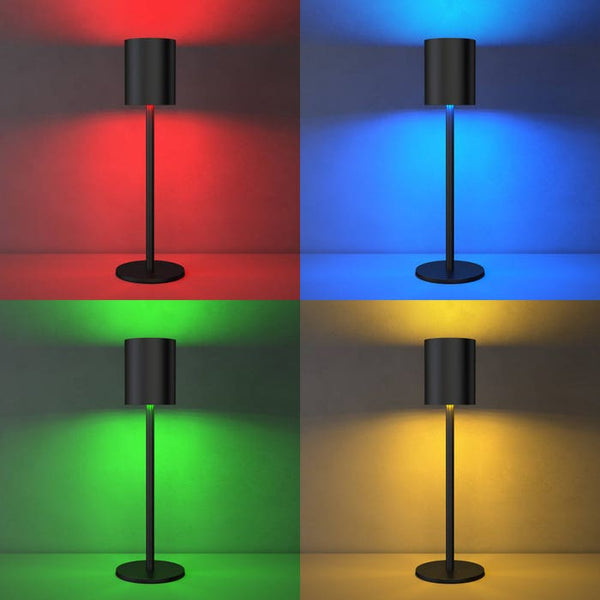 Akku-Tischlampe Corly schwarz