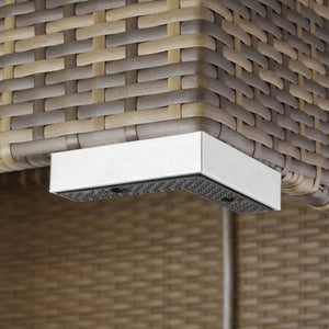Aluminium Rattan Lounge Paris