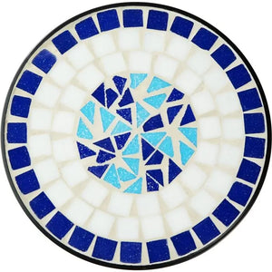 Balkontisch weiss/blau