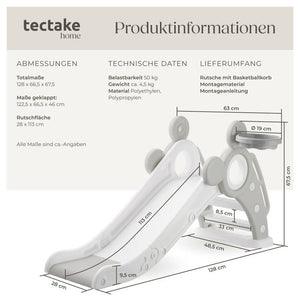 Kinderrutsche Joy grau