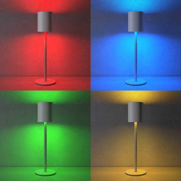 Akku-Tischlampe Corly weiss