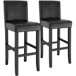 Barhocker schwarz 2er Set
