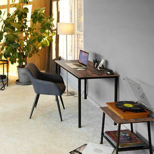 Schreibtisch Vanport 120x60x75,5cm Industrial dunkelbraun