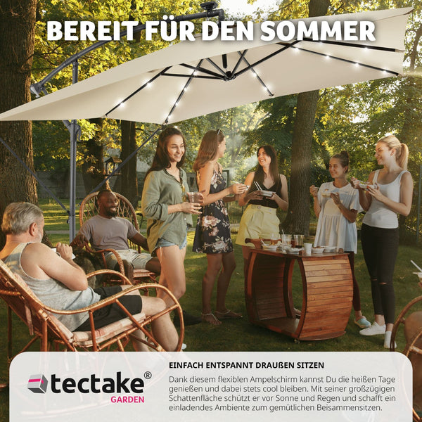 Sonnenschirm Sunna beige