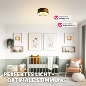 Deckenleuchte Circum schwarz