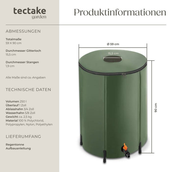Regenwassertank 250 L