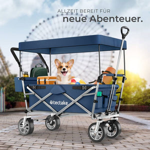 Faltbarer Bollerwagen Nico, blau