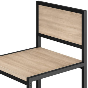 Sitzgruppe Milton Industrial Holz hell, Eiche Sonoma