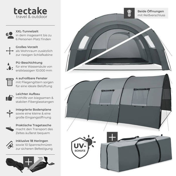 Roskilde tunnel tent for 6 people
