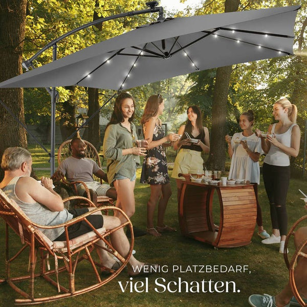 Sonnenschirm Sunna hellgrau