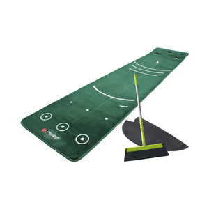 PURE2improve Puttingmatte mit Besen 70x335cm