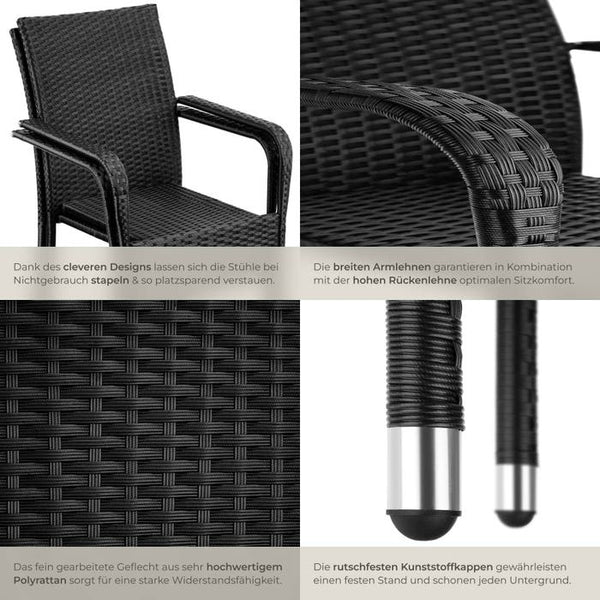 Rattanstuhl Girona 6er Set