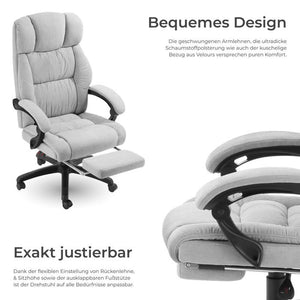 Jillien office chair, grey 