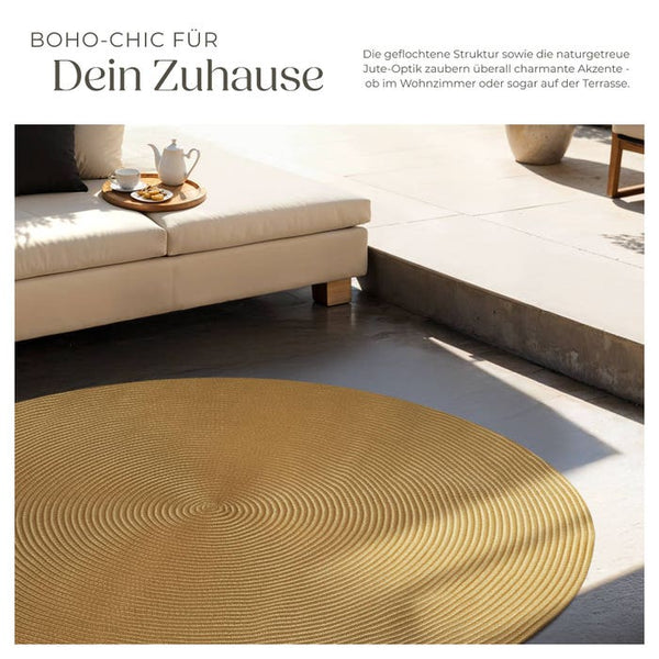 Tapis tressé Raya