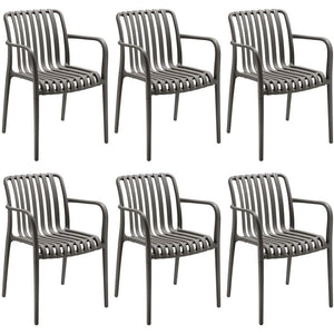 Gartenstühle Alcudia anthrazit 6er Set