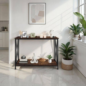 Konsole Tacoma 100x35x80,5cm Industrial dunkelbraun