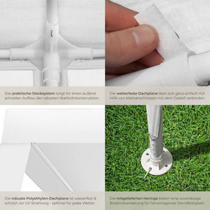 Pavillon Farah weiss