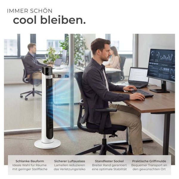 Turmventilator Arktis weiss
