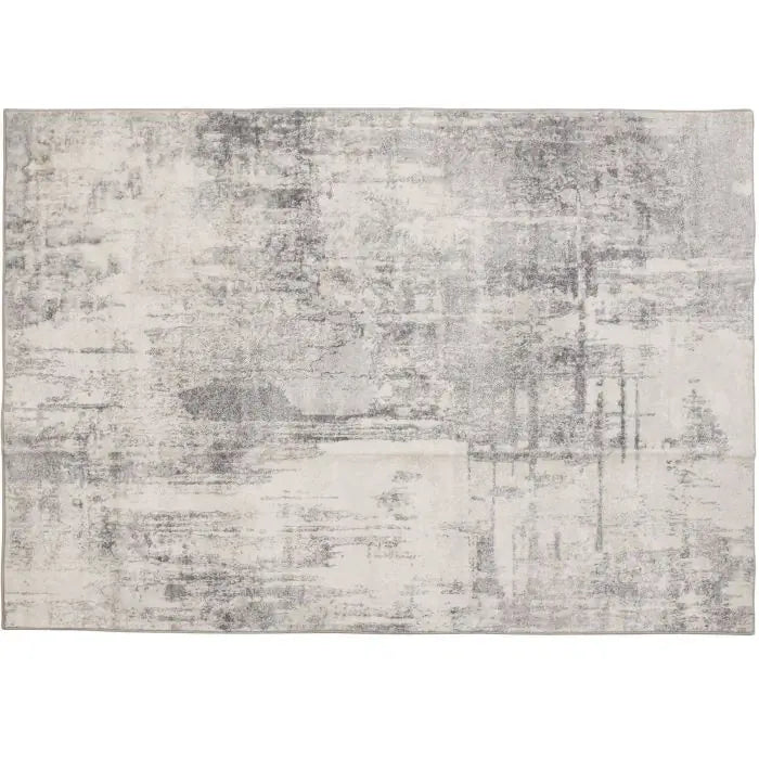 Vintage Teppich Nadira Kurzflor waschbar beige 160 x 230 cm