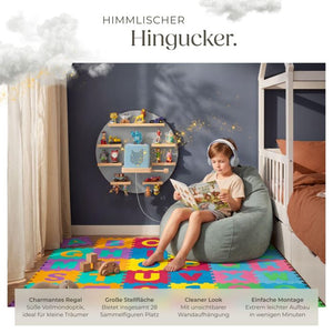 Tonie-Regal MyLittleStory Moon für bis zu 28 Tonies grau