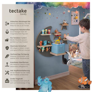 Tonie-Regal MyLittleStory Star für bis zu 25 Tonies anthrazit