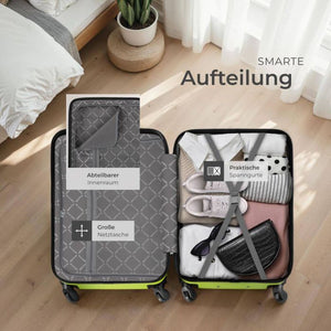 Hartschalenkoffer-Set grün