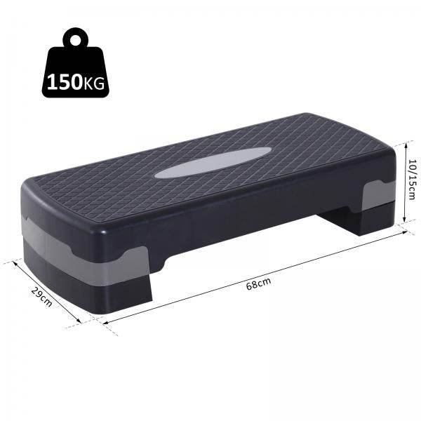 Steppbrett Aerobic Fitness Stepper höhenverstellbar