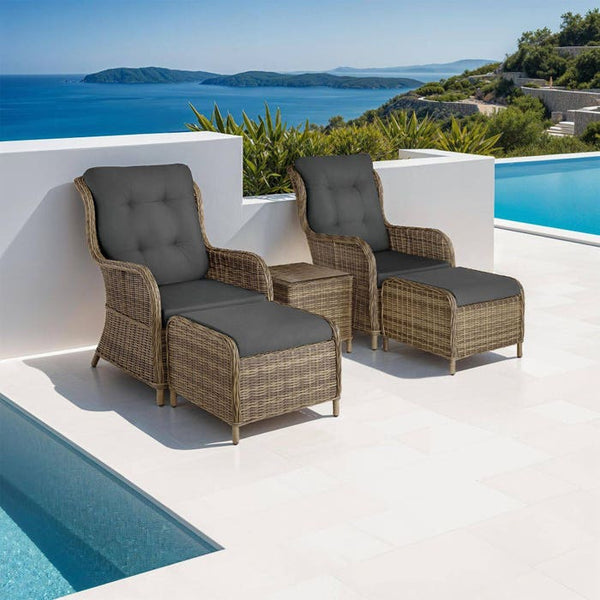 Rattan Sitzgruppe Benissa natur