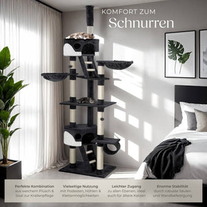 Kratzbaum Hansi schwarz/weiss