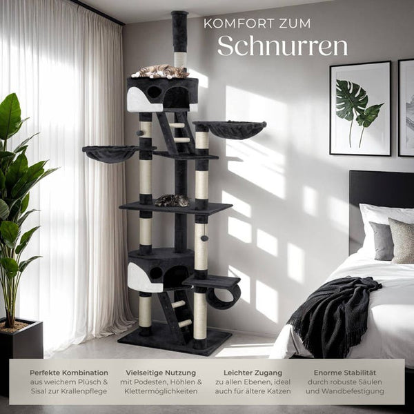 Kratzbaum Hansi schwarz/weiss