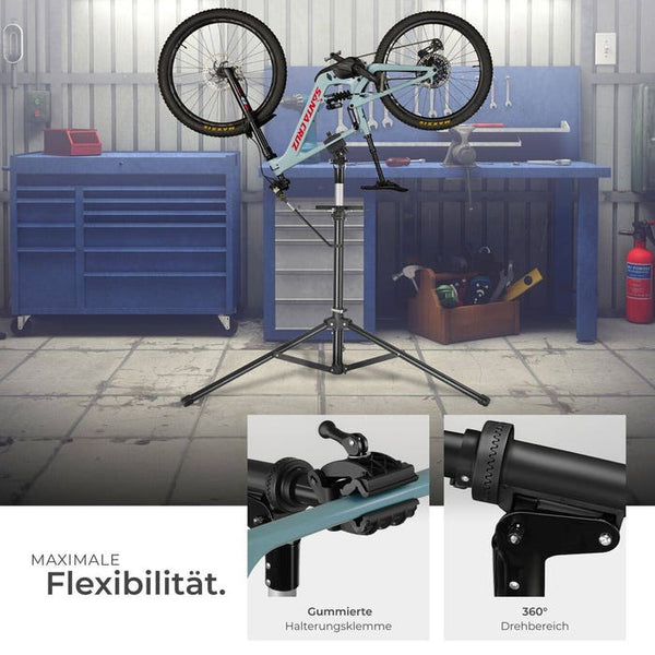 Set Fahrradmontageständer Jan und Rahmentasche Typ 1