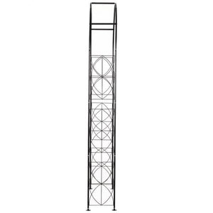 Pflanzbogen Torbogen Rankgitter Rosenbogen Garten Wetterfest H230 cm Metall