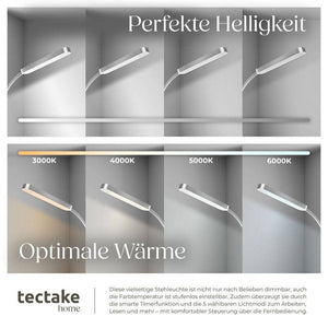 Stehlampe Prisma silber