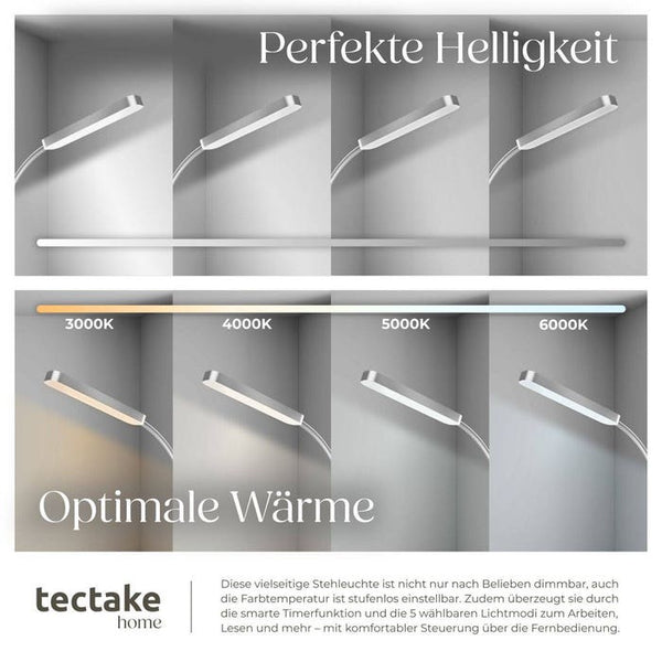 Stehlampe Prisma silber