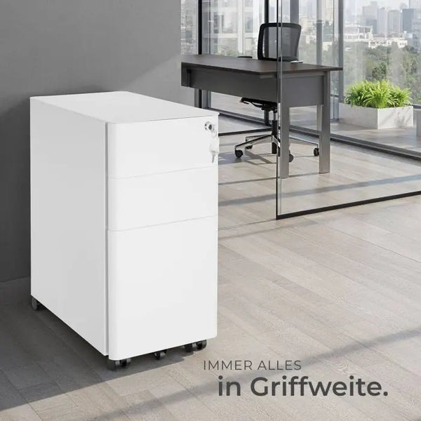 Aktenrollschrank Parvus weiss