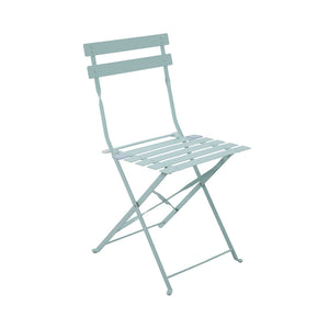 dameco Bistro Set Metall Gartentisch und 2 Stühle türkis matt