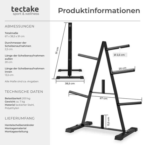 Hantelscheibenständer