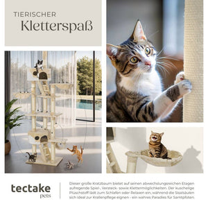 Kratzbaum Hansi beige/weiss