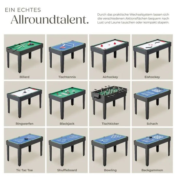 Multifunktionaler Spieltisch SirGameALot