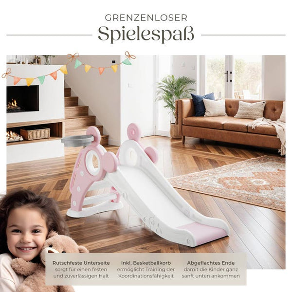 Kinderrutsche Joy pink