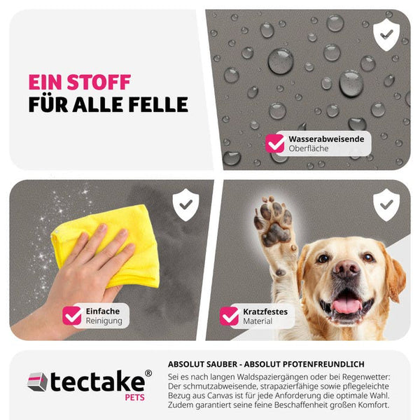 Hundeautositz Milow grau
