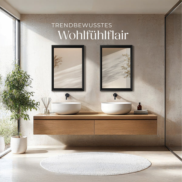 Rechteckiger Wandspiegel Elina 50 x 70 cm