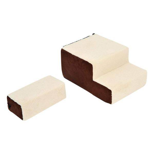 Haustiertreppe | Einstiegshilfe | 54 x 40 x 39cm | Beige