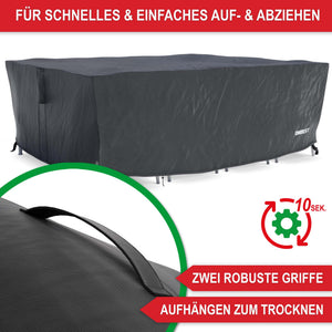 Protective cover for garden furniture 270x90x180cm